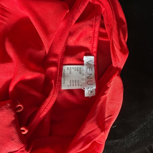 Venus Red sheer halter top size small - Picture 5 of 5